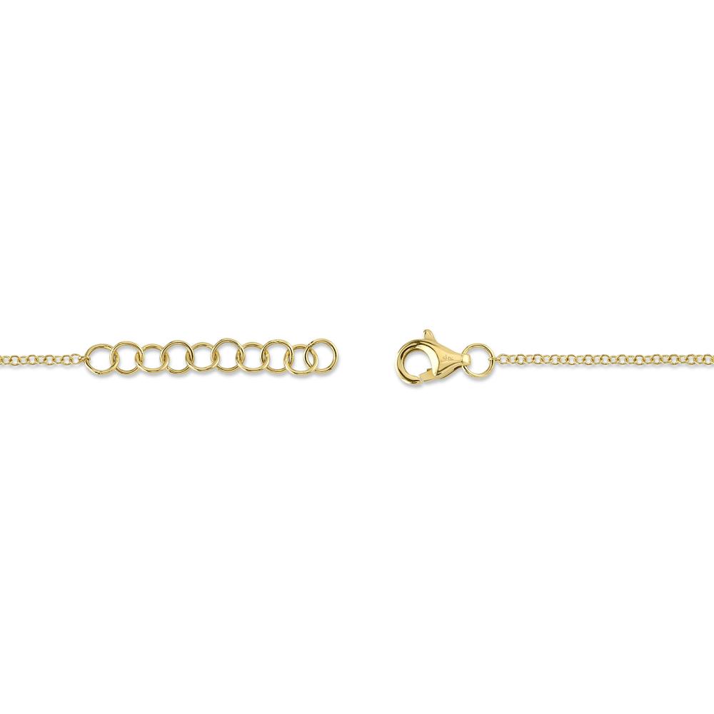 0.03CT 14K Y/G DIAMOND DRAGONFLY MATTE BRACELET