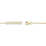 0.03CT 14K Y/G DIAMOND DRAGONFLY MATTE BRACELET