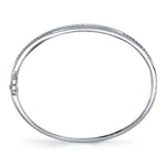1.64CT 14K W/G DIAMOND BRIDGE BANGLE
