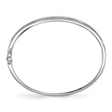 1.64CT 14K W/G DIAMOND BRIDGE BANGLE