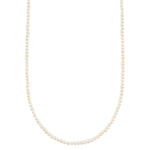 14K Y/G CULTURED PEARL TENNIS NECKLACE