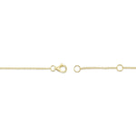 0.60CT 14K Y/G DIAMOND BEZEL NECKLACE