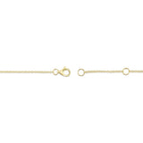 0.60CT 14K Y/G DIAMOND BEZEL NECKLACE