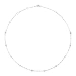 0.20CT 14K W/G 18"" DIAMONDS BY THE YARD SPARKLE CHAIN NECKLACE