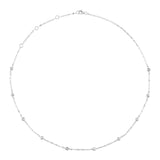 0.20CT 14K W/G 18"" DIAMONDS BY THE YARD SPARKLE CHAIN NECKLACE
