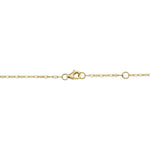 0.20CT 14K Y/G 18"" DIAMONDS BY THE YARD SPARKLE CHAIN NECKLACE