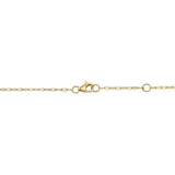0.20CT 14K Y/G 18"" DIAMONDS BY THE YARD SPARKLE CHAIN NECKLACE
