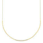 0.46CT 14K Y/G DIAMOND BEZEL NECKLACE