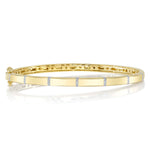 0.09CT 14K Y/G DIAMOND BANGLE