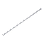 1.53CT 14K W/G DIAMOND BAGUETTE TENNIS BRACELET