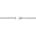 1.53CT 14K W/G DIAMOND BAGUETTE TENNIS BRACELET