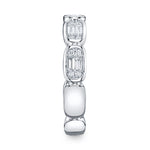 0.29CT 14K W/G DIAMOND BAGUETTE BAND