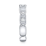 0.29CT 14K W/G DIAMOND BAGUETTE BAND