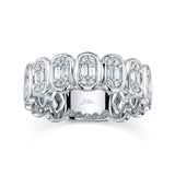 0.50CT 14K W/G DIAMOND BAGUETTE BAND