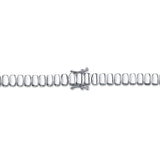 3.07CT 14K W/G DIAMOND BAGUETTE NECKLACE