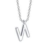 0.11CT 14K W/G DIAMOND PAVE NECKLACE - INITIAL N