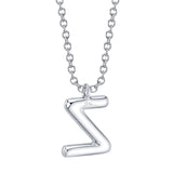 0.10CT 14K W/G DIAMOND PAVE NECKLACE - INITIAL Z
