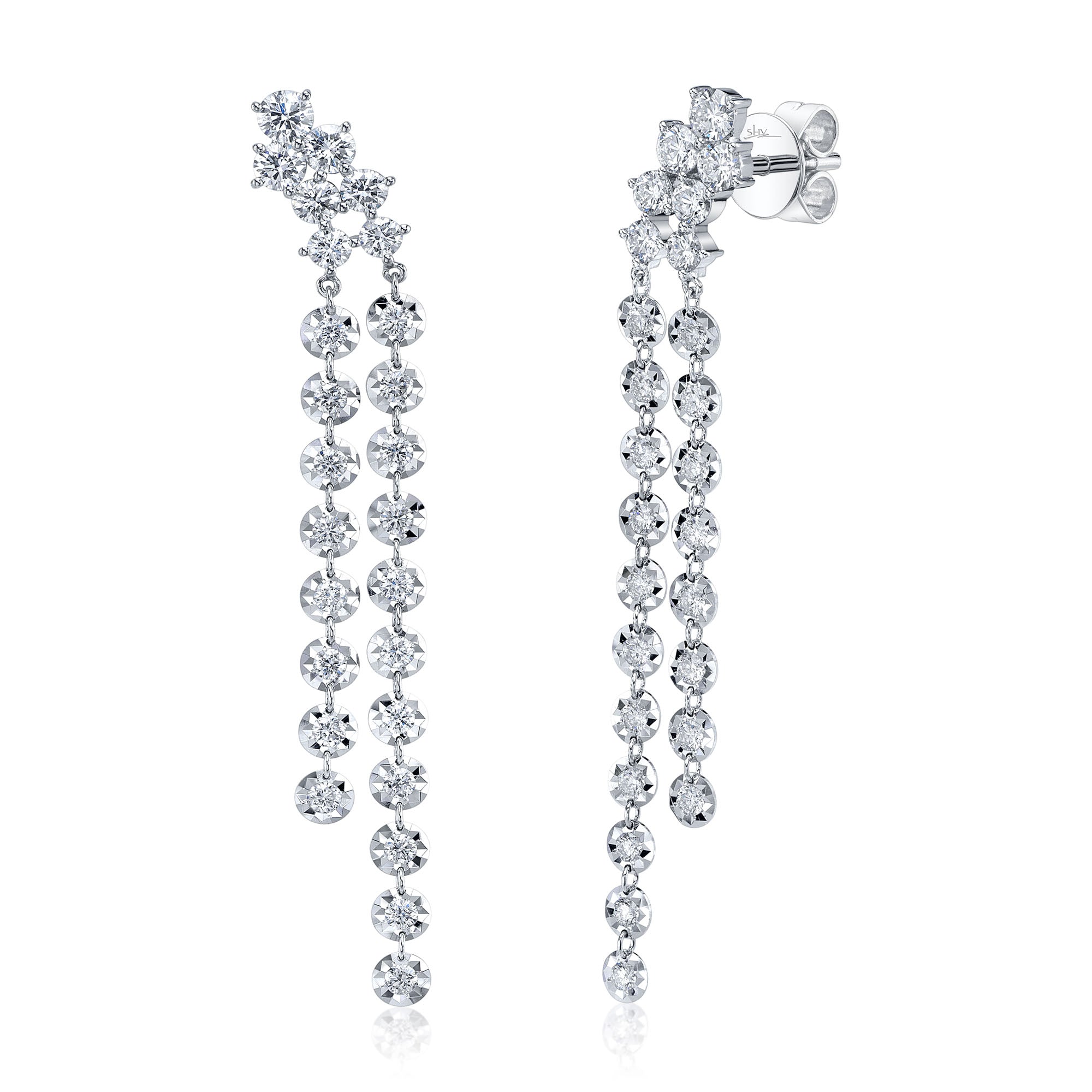 1.49CT 14K W/G DIAMOND EARRING