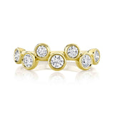 0.78CT 14K Y/G DIAMOND BEZEL RING