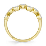 0.78CT 14K Y/G DIAMOND BEZEL RING