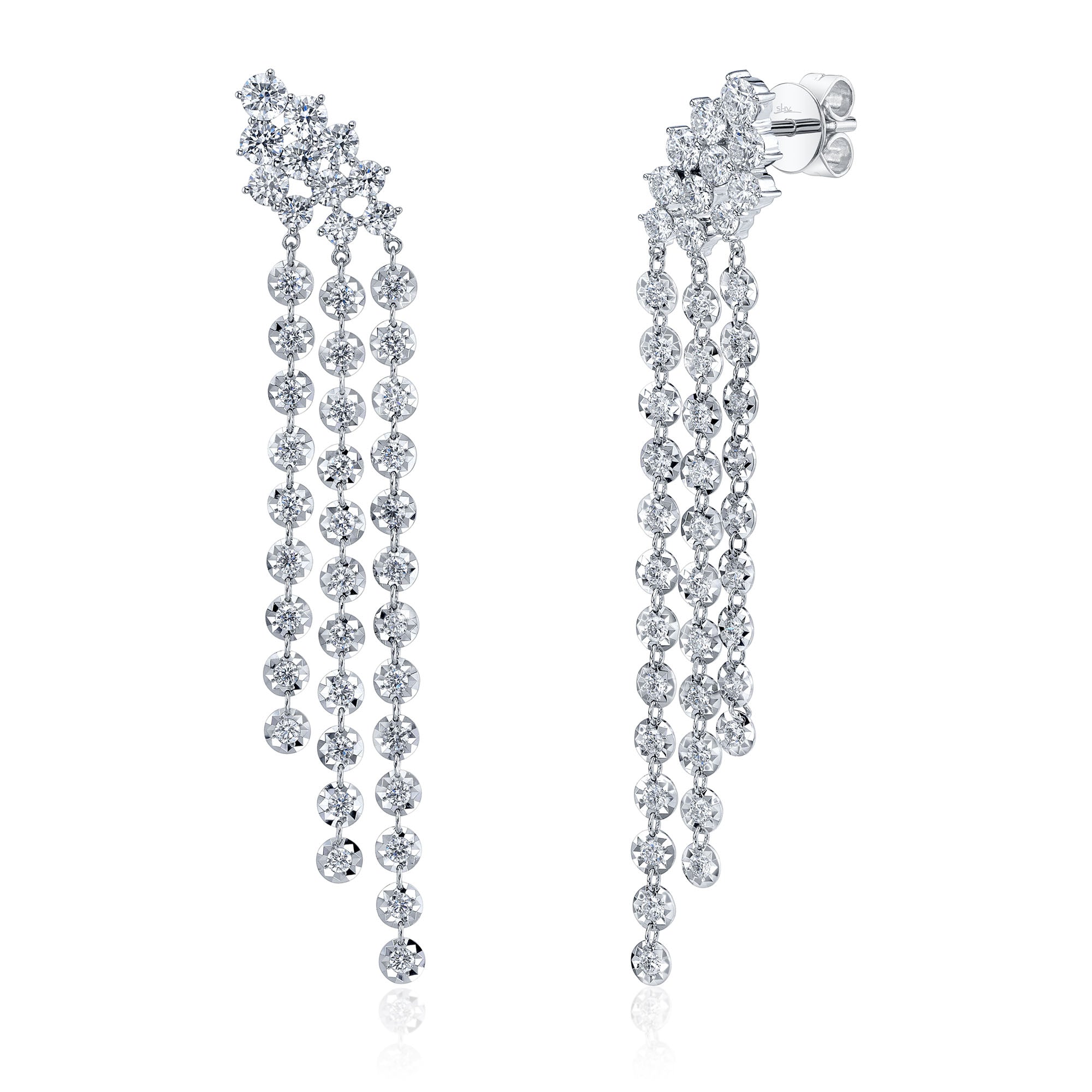2.36CT 14K W/G DIAMOND EARRING