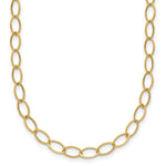 14k Oval Link Necklace