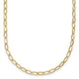 14k Oval Link Necklace