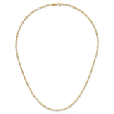 14k Oval Link Necklace