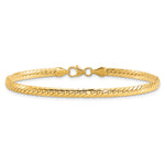 14k Polished 7in Fancy Link Bracelet