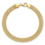 14k Polished Fancy Link Bracelet