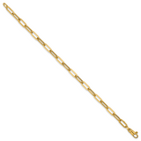 14k Polished 7.5in Paperclip Link Bracelet