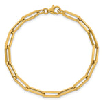 14k Polished 7.5in Paperclip Link Bracelet