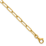 14k Polished Paper Clip Link 4.75mm Bracelet