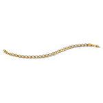 14k 7.5in 5mm Polished Fancy Rolo Link Bracelet