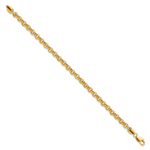 14k 8.5in 5mm Polished Fancy Rolo Link Bracelet