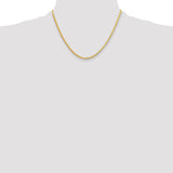 14k 2.5mm Silky Herringbone Chain