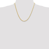 14k 2.5mm Silky Herringbone Chain
