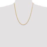 14k 2.5mm Silky Herringbone Chain