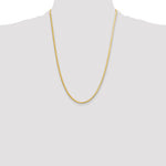 14k 2.5mm Silky Herringbone Chain