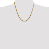 14k 3mm Silky Herringbone Chain