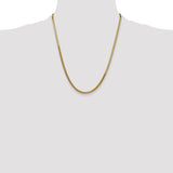 14k 3mm Silky Herringbone Chain