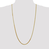 14k 3mm Silky Herringbone Chain