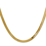 14k 4mm Silky Herringbone Chain