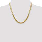 14k 5mm Silky Herringbone Chain