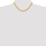 14k 6.5mm Silky Herringbone Chain