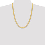14k 6.5mm Silky Herringbone Chain