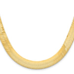 14k 10mm Silky Herringbone Chain
