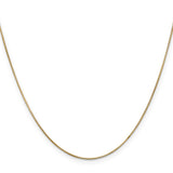 14k .65mm Round Snake Chain