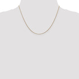 14k .8mm Round Snake Chain