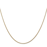 14k .8mm Round Snake Chain